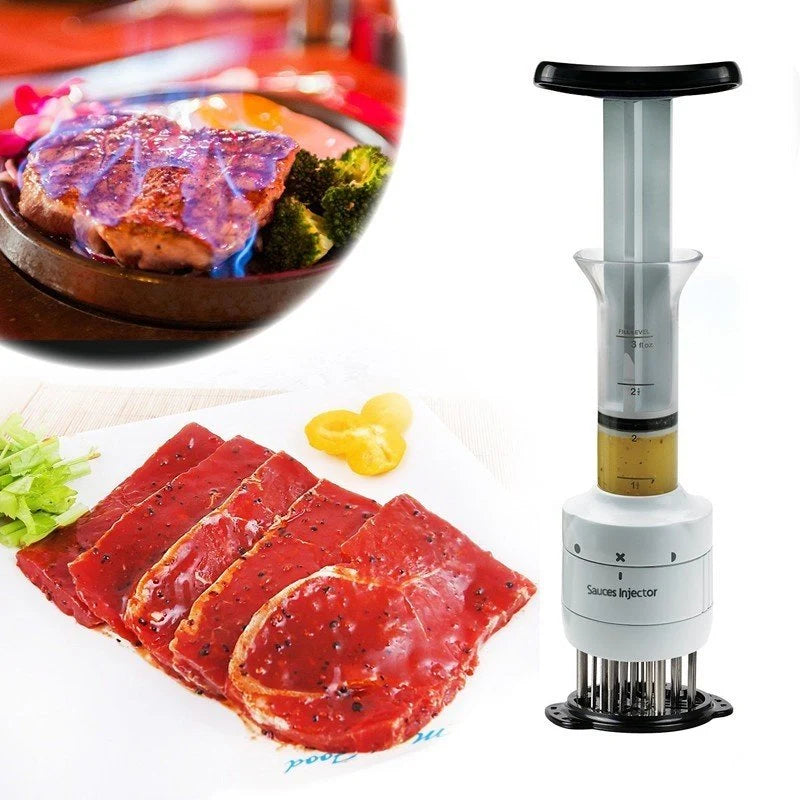 2-in-1 Sauce Injector & Meat Tenderizer