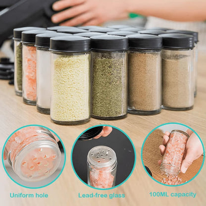 18 Jar Revolving Spice Rack Organizer - 360° Rotating