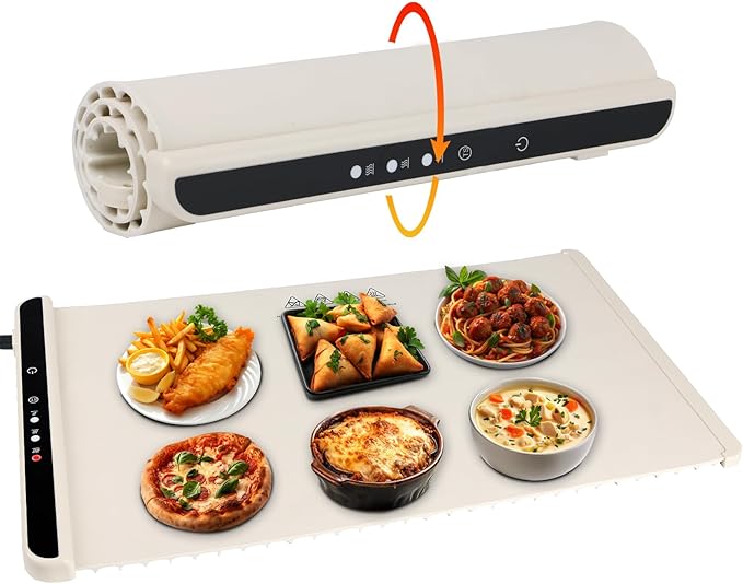 Rollable Electric Food Warming Tray Silicone Heating Mat UAE