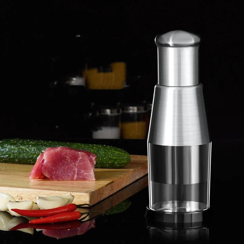 Manual Stainless Steel Garlic Crusher & Onion Chopper UAE