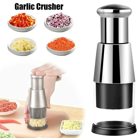 Manual Stainless Steel Garlic Crusher & Onion Chopper UAE