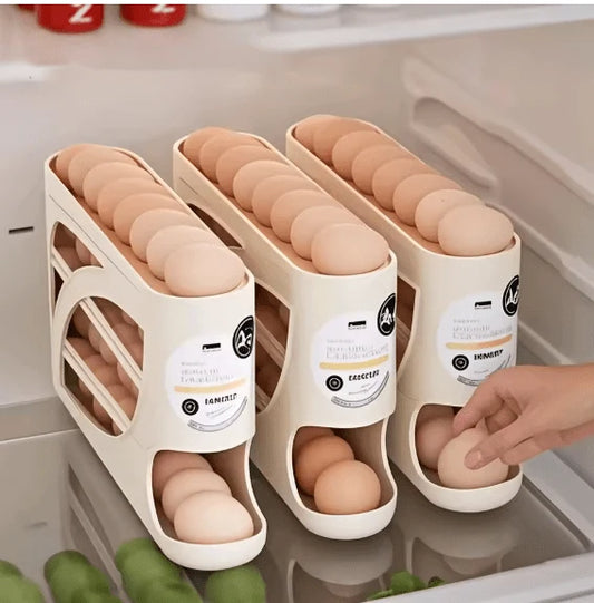 Automatic Rolling Egg Dispenser Rack